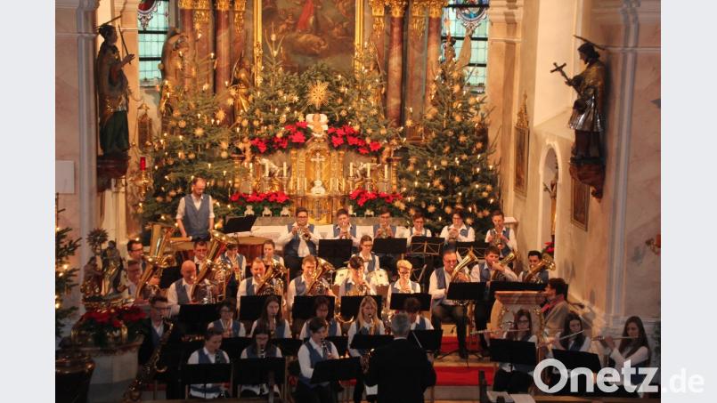 Ein imposantes Kirchenkonzert gab die Konnersreuther Blaskapelle.