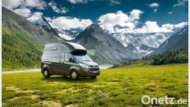 Ab 59 274 Euro zu haben: der Ford Westfalia Nugget Plus mit langem Radstand. 	Bild: Ford/Westfalia