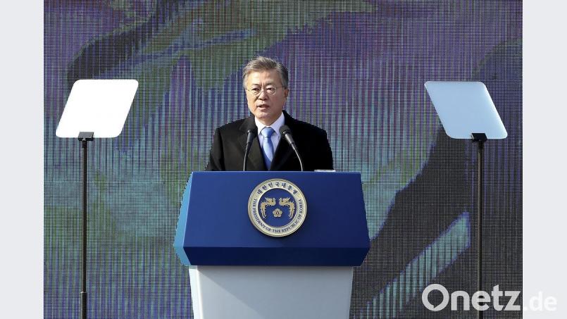 &quot;Das Treffen wird ein historischer Meilenstein sein, um Frieden auf der koreanischen Halbinsel zu schaffen.&quot; Zitat: Südkoreas Präsident Moon Jae