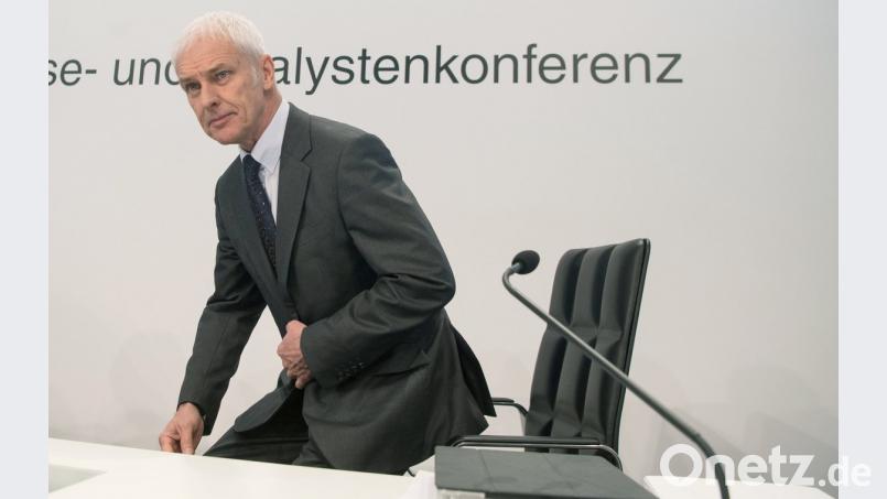 Matthias Müller, der Vorstandsvorsitzende der Volkswagen AG, soll seinen Posten abgeben.	Archivbild: Marijan Murat/dpa