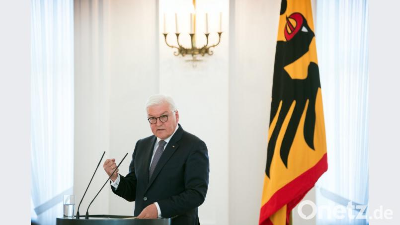 Bundespräsident Frank-Walter Steinmeier. 	Bild: Soeren Stache/dpa