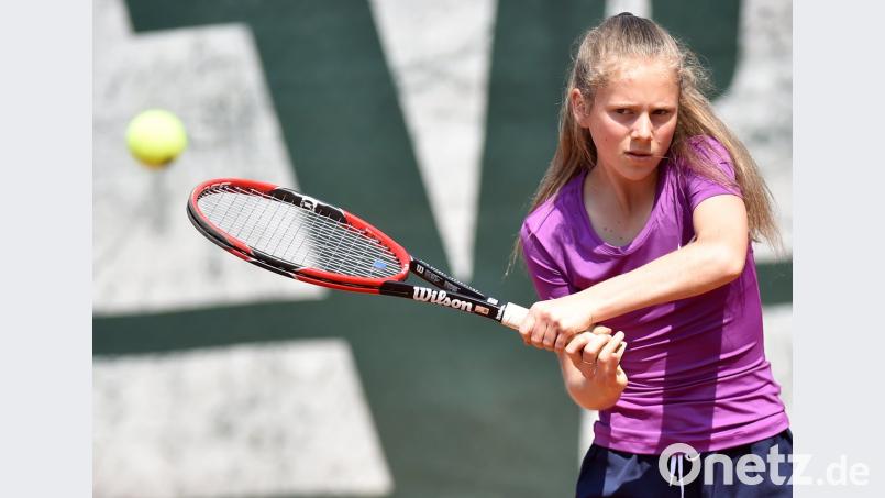 Michaela Jäger musste für ihren Einzel-Punkt über den Match-Tiebreak (10:7) gehen.  	Bild: A. Schwarzmeier