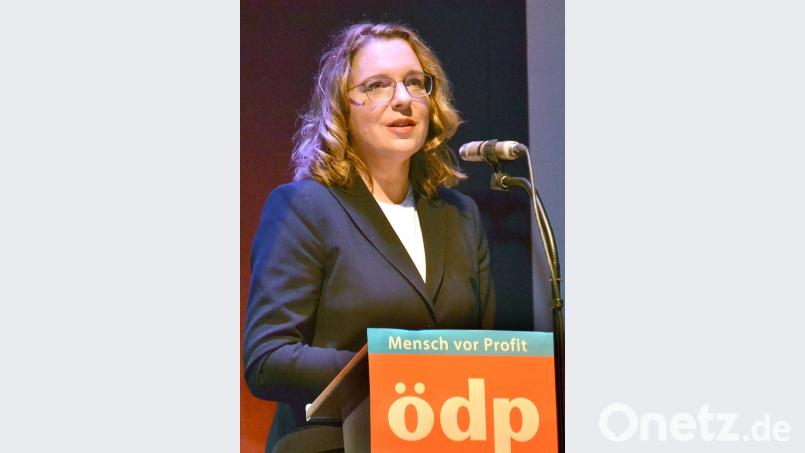 Wirtschaftsexpertin Claudia Kemfert sprach im Kubus über die Vorteile einer Energiewende. 	Bild: pwpt