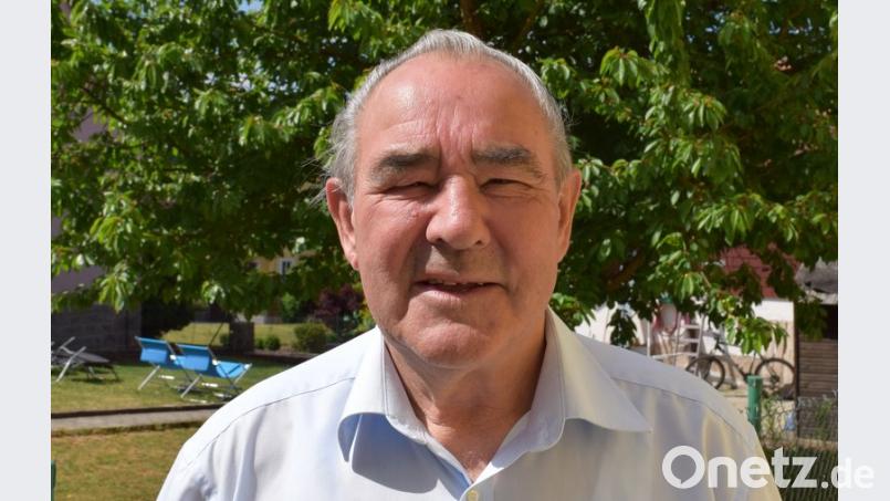 <p>Gerhard Meyer ist mit 80 Jahren gut in Form. Bild: omu</p>