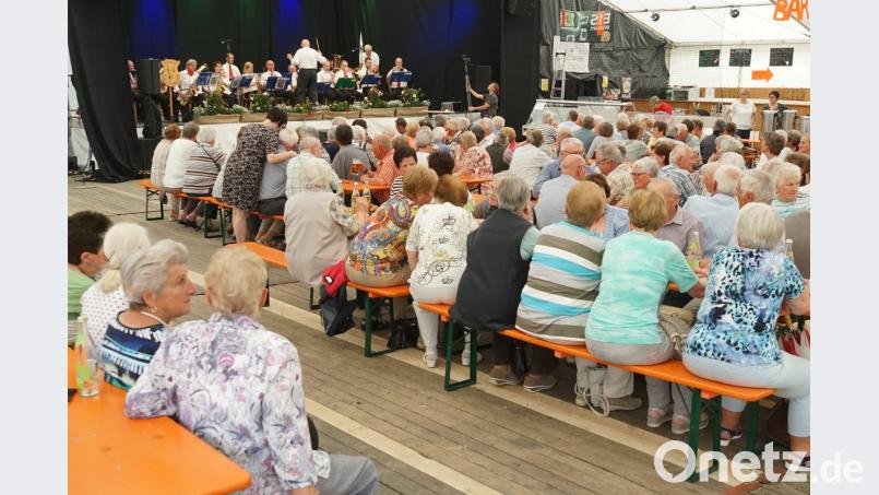 Bei netten Gesprächen und musikalische Unterhaltung vergingen die Stunden beim Seniorennachmittag wie im Flug.  	Bild: nib