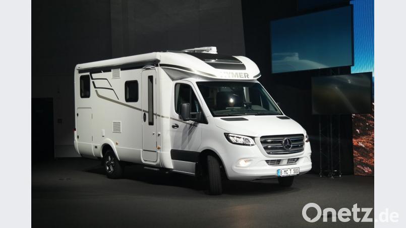 Bühne frei für die Weltpremiere der Hymer B-Klasse ModernComfort - hier die teilintegrierte Version.  	Bild: Rudolf Huber/mid