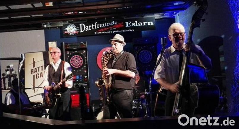 Die "RattleGang" rockt den "Heustodl".  	Bild: gz