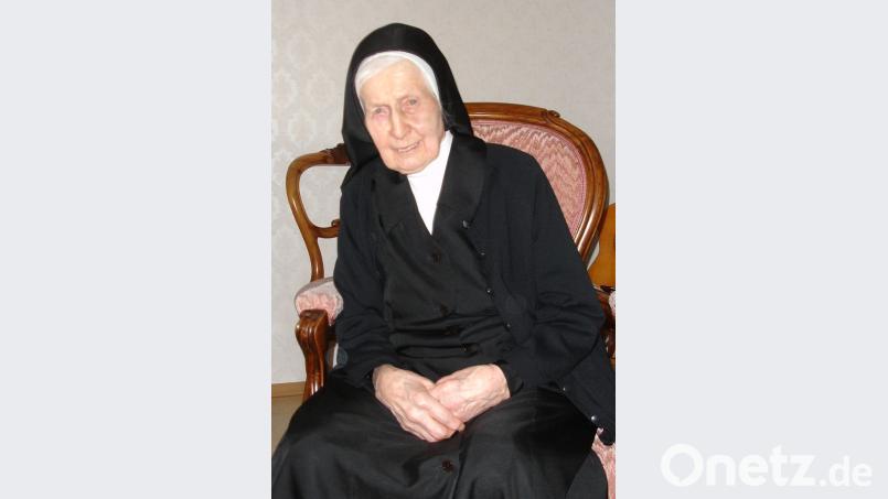 Schwester Maria Abdona feiert Geburtstag. 	Bild: dob