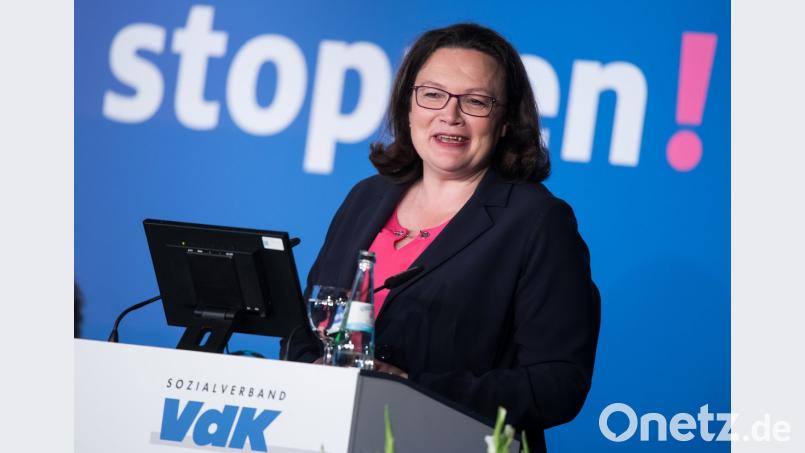 Die neuesten Umfragewerte der SPD schüren Zweifel am Kurs der neuen Führungsriege um Andrea Nahles.  	Bild: Bernd von Jutrczenka/dpa