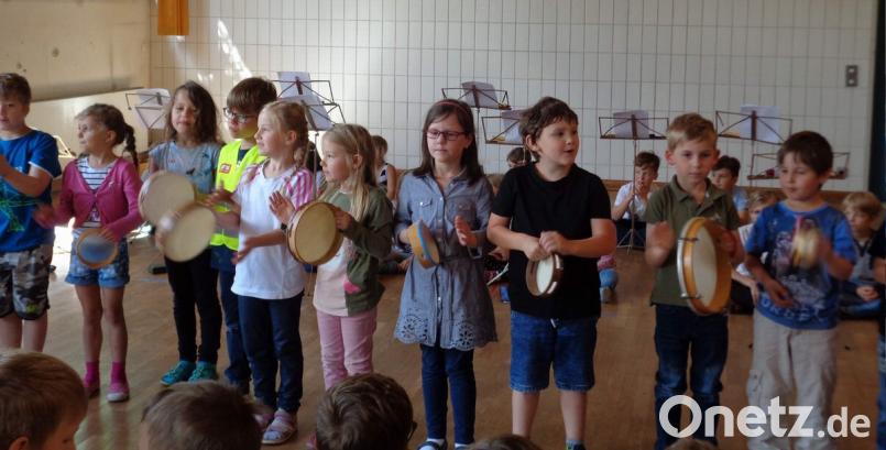 Die Vorschulkinder des Antonius-, Marien- und St. Wolfgang-Kindergartens sowie des Conrad-Kinderhauses durften letzte Woche schon einmal Schulluft schnuppern. Dieses Mal stand Musik auf dem Stundenplan.