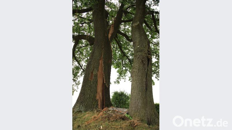 nach dem Blitzeinschlag