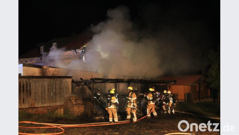 Brand einer Garage in Keilberg (Kreis Regensburg) Alexander Auer