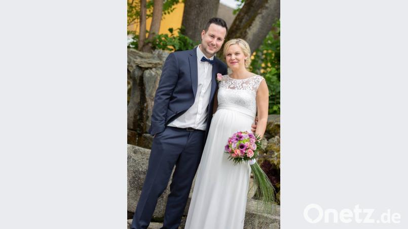 Christian und Regina Berger freuen sich auf ihren gemeinsamen Lebensweg - und auch auf ihren Nachwuchs. Bild: fvo