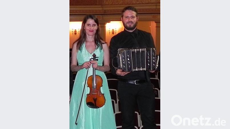 Susanne Hofmann und Matías González treten in der Burg auf.  	Bild: exb