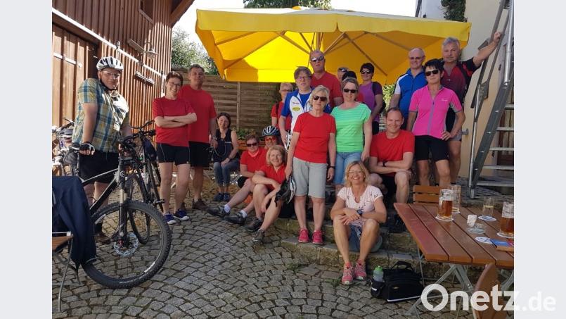 Das frühlingshafte Wetter nutzen die Pistenschwinger Gößenreuth für eine Radtour von Grafenwöhr nach Kirchenthumbach. Bild: mor