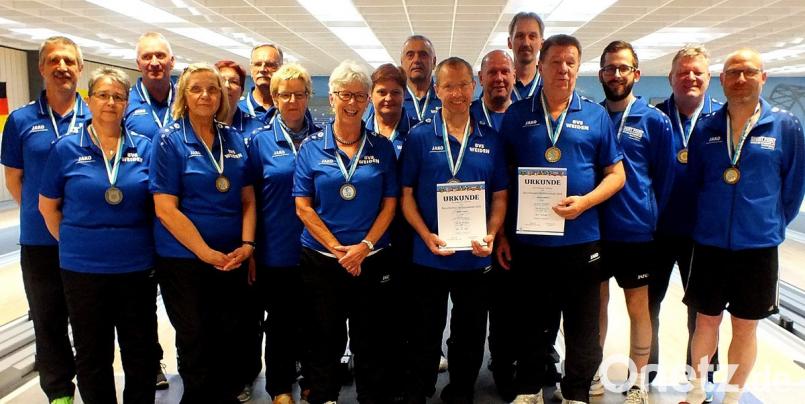 Die Kegler des BVS kehren mit vielen Medaillen heim.	Bild: kzr