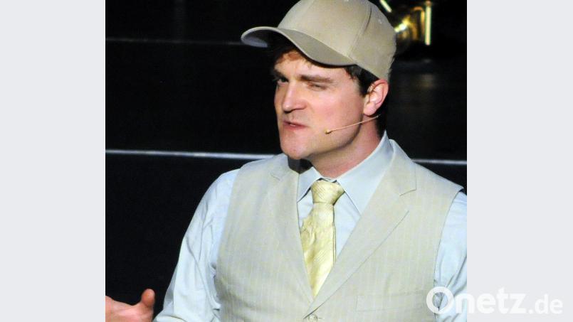 Bodo Wartke spielt im Stadttheater Amberg &quot;Ödipus&quot; und schlüpft in 14 Rollen. Stephan Huber