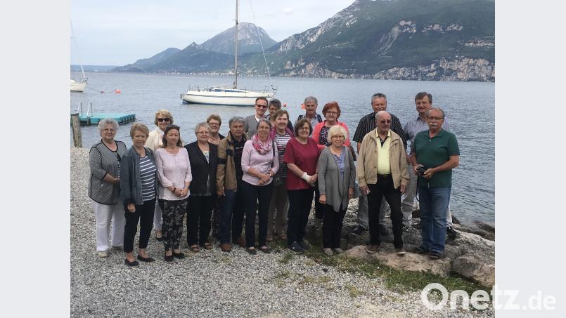 Die Gruppe des Männergesangverein genießt den Urlaub am Gardasee und in der Umgebung. exb