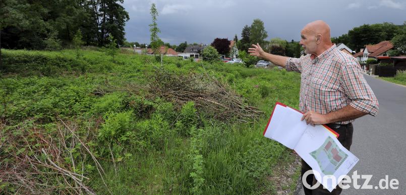 Herbert Schmidt plant am Erzbergweg den Bau von zwei Mehrfamilienhäusern mit Sozialwohnungen. Wolfgang Steinbacher