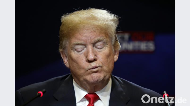 Was nun, starker Mann? Mit seiner Strategie des Polterns steckt US-Präsident Donald Trump bald in einer Sackgasse. Evan Vucci/AP/dpa