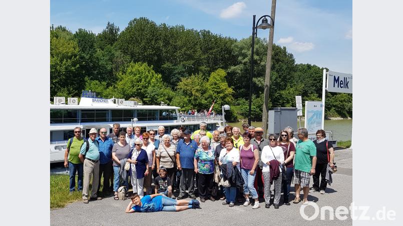 Auf ihrer Österreich-Tour genossen die Mitterteicher Wanderfreunde auch eine Schifffahrt durch die Wachau. exb