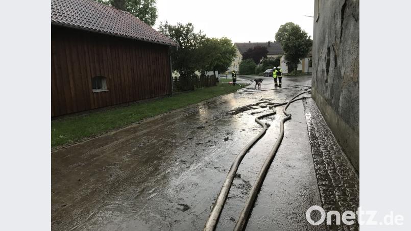 Überschwemmung in Gößenreuth. jma