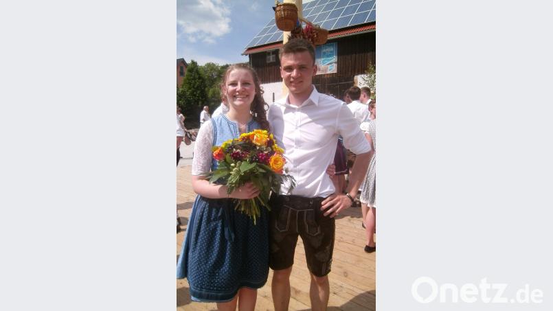Das neue Oberkirwapaar:  Annalena Neuberger und Fabian Herdegen. u