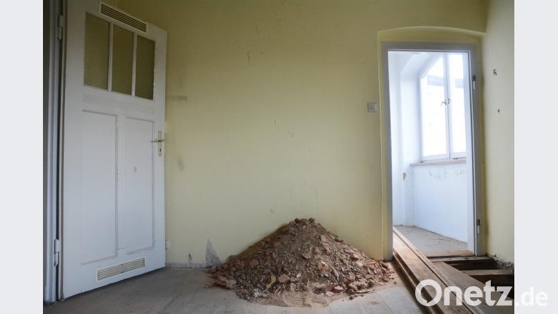 Selbst auf der Baustelle sehen die Räume bereits schön aus. Schönberger