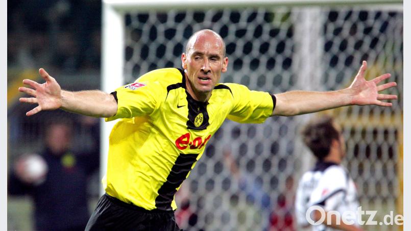 Der ehemalige Dortmunder und Nürnberger Torjäger Jan Koller läuft am Sonntag in Weiden im Team der tschechischen Legenden auf. DPA, Agentur