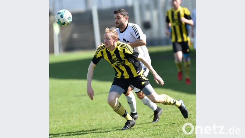Aufsteiger SV Grafenwöhr (vorne Thomas Rahn) freut sich auf attraktive Gegner in der Bezirksliga Nord. Alfred Schwarzmeier