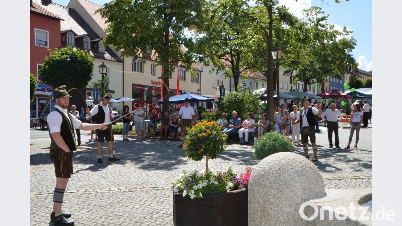 Die &quot;Schlecherer Goißlschnalzer&quot; in Form. dob