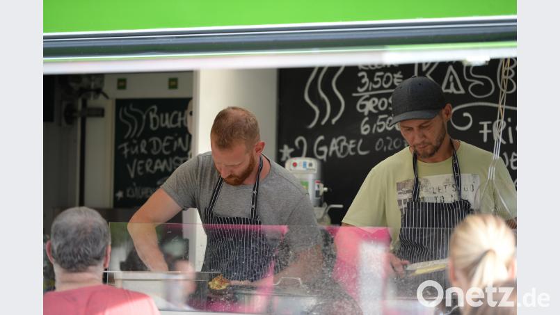 Akkordarbeit für die Burgerkünstler. Andreas Brückmann