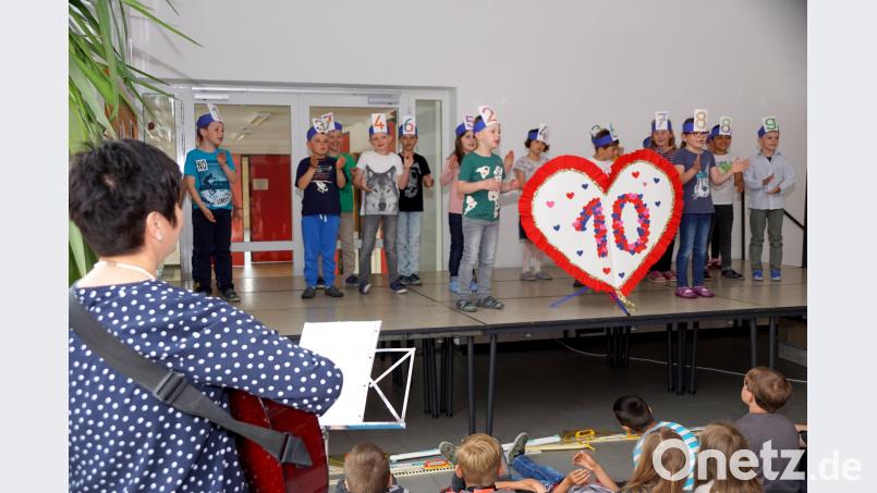 Die verliebten Zahlen präsentiert die Klasse von Silvia Arzberger bkr