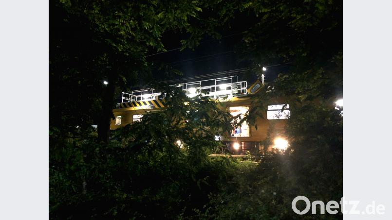 Zu einem schweren Arbeitsunfall kam es auf den Bahngleisen bei Prüfening. Auer, Alexander