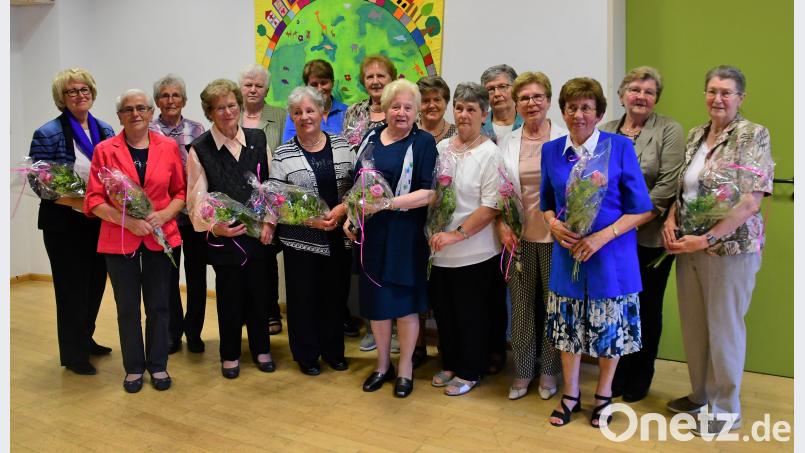 Für 40 Jahre beim Frauenbund sind diese engagierten Damen geehrt worden. agr