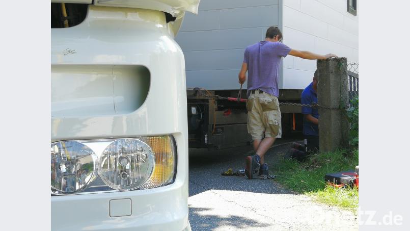 Auch hier ist Millimeterarbeit nötig. Andreas Ascherl
