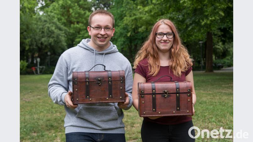 Lucas Weigl und Anny Schuhmann wollen Leben in die Weidener Innenstadt bringen. exb