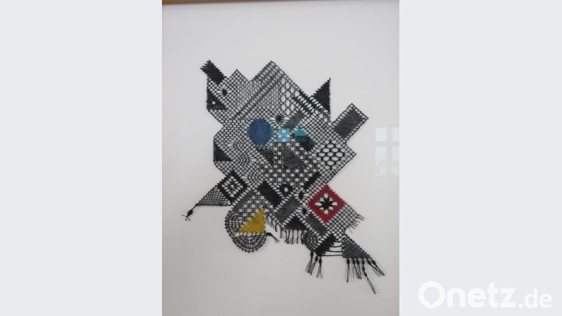 Eine moderne Darstellung einer Klöppelarbeit. ubb