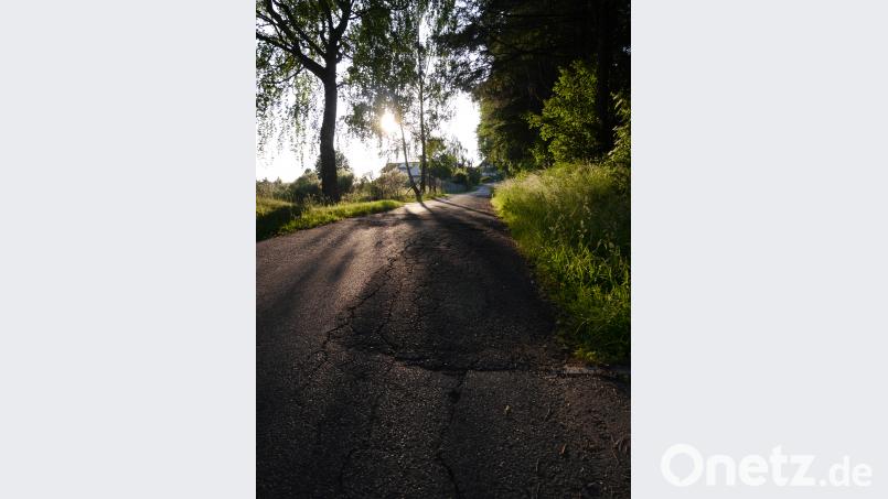 Die Straßenschäden in Mähring und den umliegenden Ortschaften waren ein Thema, von dem sich der Gemeinderat einen Eindruck verschaffte. ebr