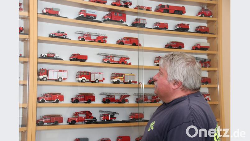 Eine beachtliche Sammlung an Modellfahrzeugen aus dem Feuerwehrbereich hat Günter Karl in den letzten Jahren zusammengetragen. Thomas Dobler