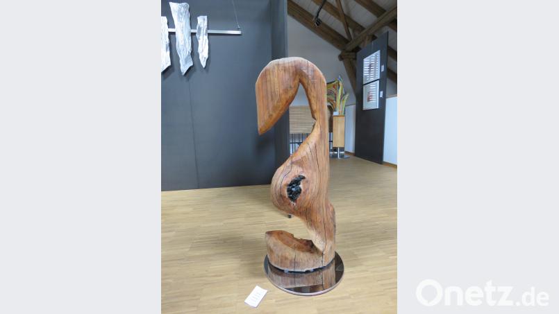 Eine sehr schöne Holzarbeit des Nachwuchskünstlers Moses Dick aus Mitterteich. ubb