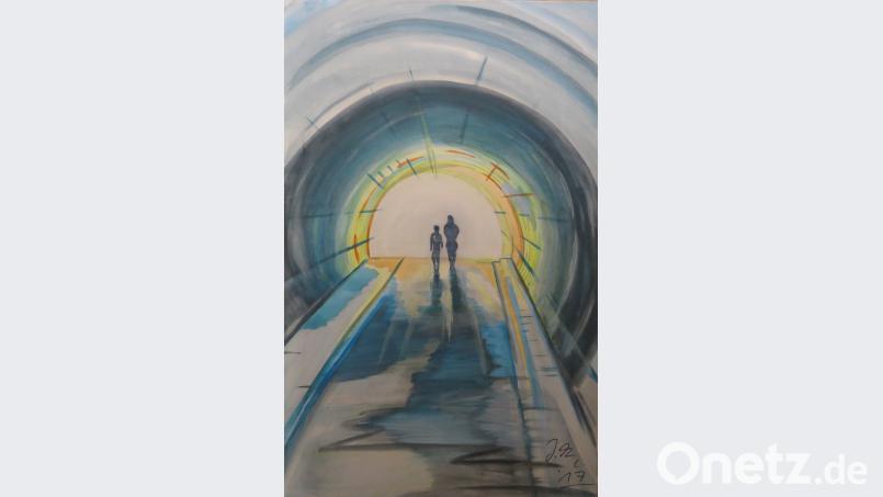 Carsten Dick macht mit einem Tunnelblick aufmerksam. ubb