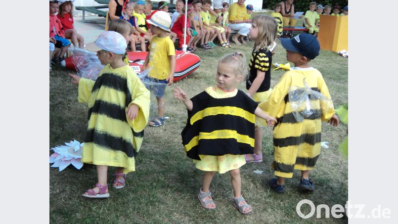 Auch kleine Bienchen summten beim Sommerfest herum. ksi