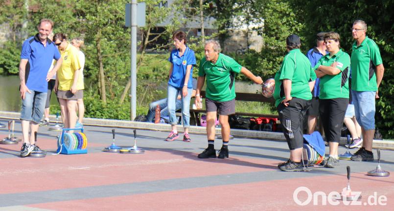 Der Stadtpark ist am Wochenende fest in Hand der Stockschützen. exb