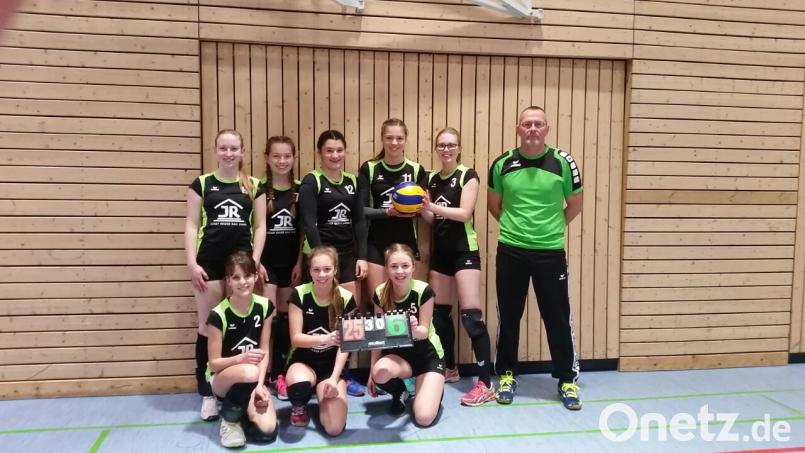 Fleiß und Teamgeist zeichnet die Volleyballerinnen aus. exb