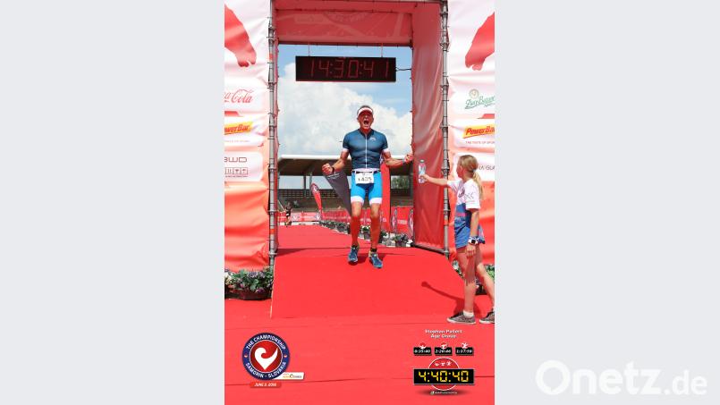 Stephan Pollert im Ziel. exb