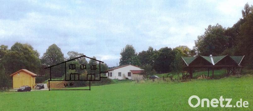 So sieht das Gelände nach dem Bau des neuen Unterkunftsgebäudes aus. jp