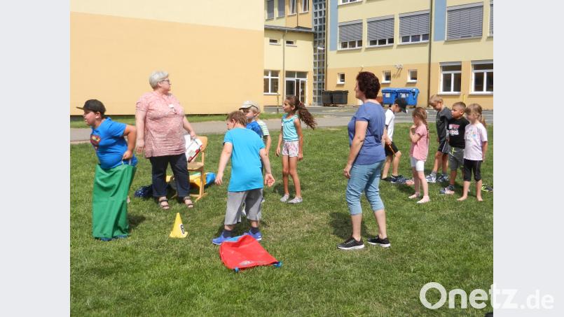 Action in der Grund- und Mittelschule in Pressath. nn