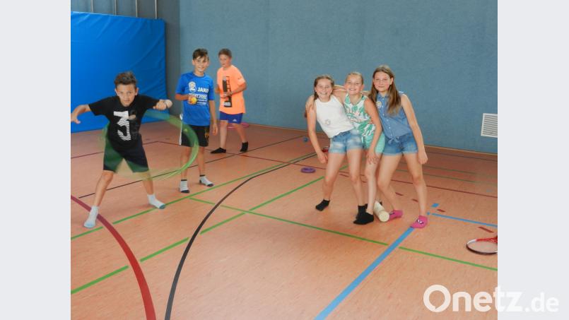 Action in der Grund- und Mittelschule in Pressath. nn