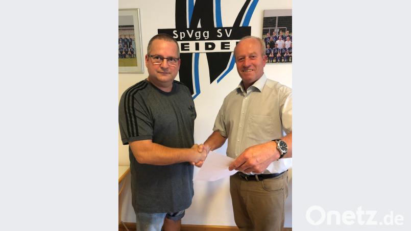 Vorsitzender Kurt Haas (rechts) setzt große Hoffnungen in Jürgen Liebl, den neuen Technischen Leiter bei der SpVgg SV Weiden. Beitrag, Externer